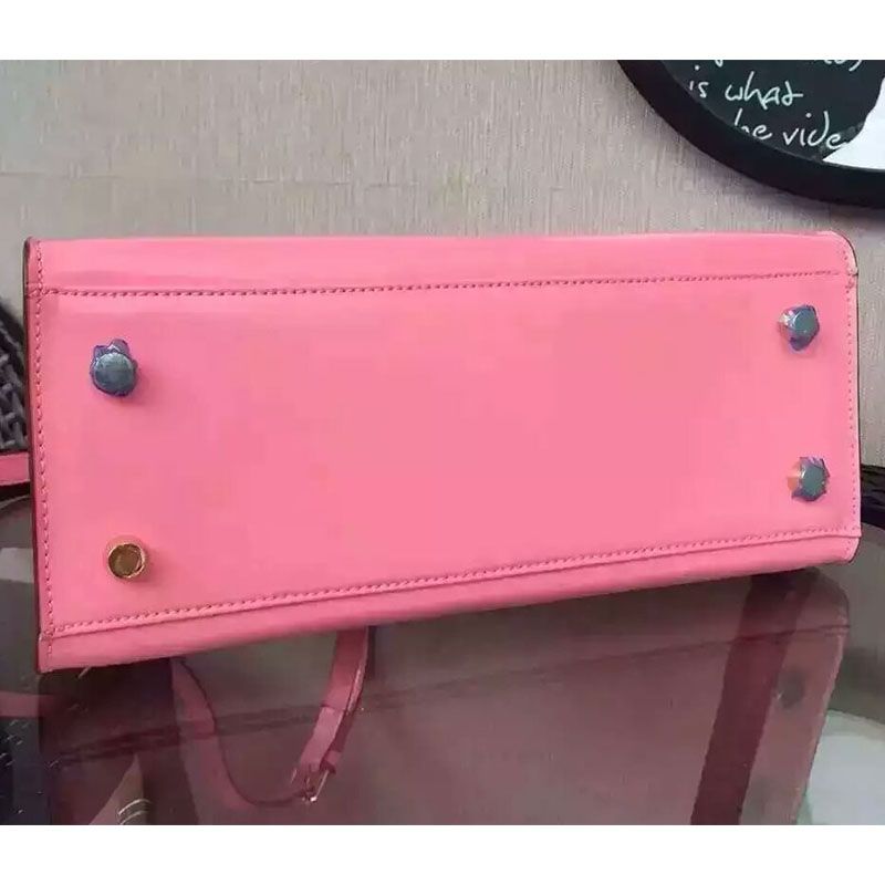 Hermes Kelly Bag Box Leather Gold Hardware In Pink