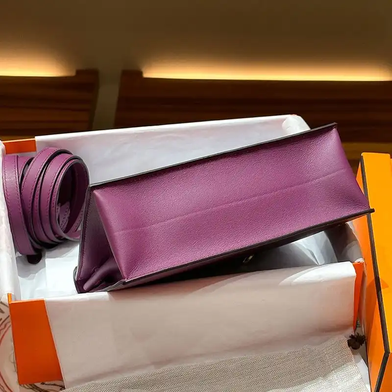 Affordable Hermes Kelly Danse Bag Swift Leather Gold Hardware In Purple