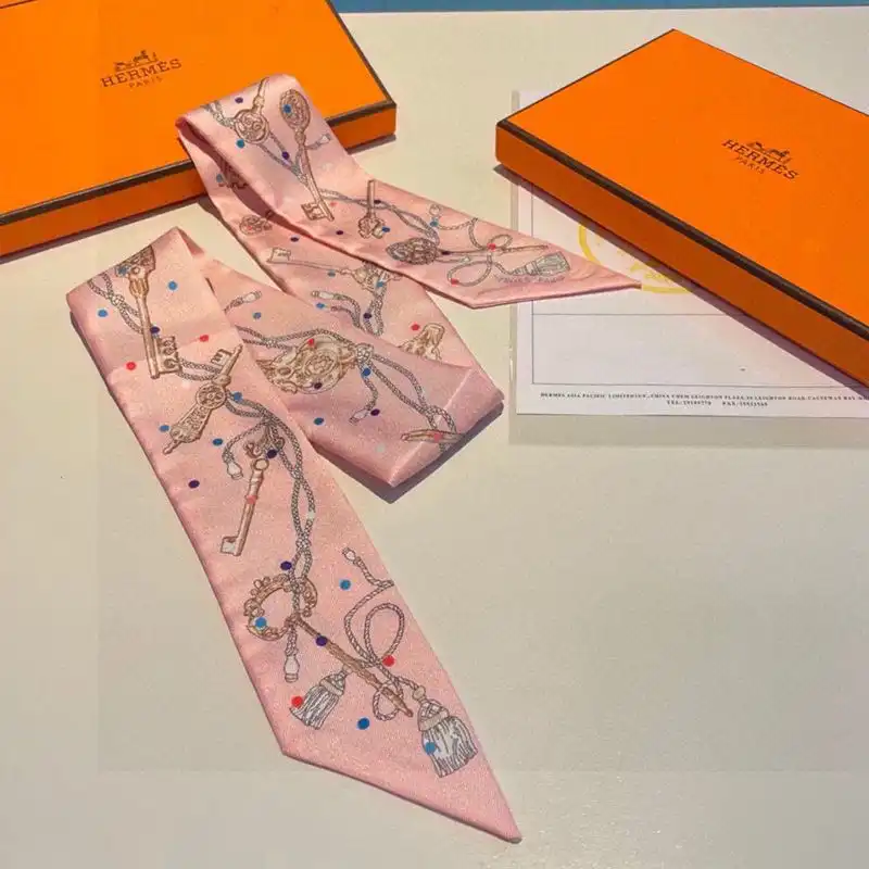 Cheap Hermes Les Cles A Pois Twilly In Pink