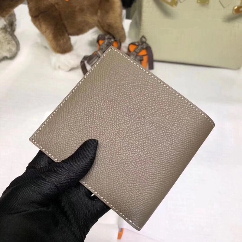 Ooutlet Factory Hermes MC? Copernic Compact Wallet Epsom Calfskin In Khaki