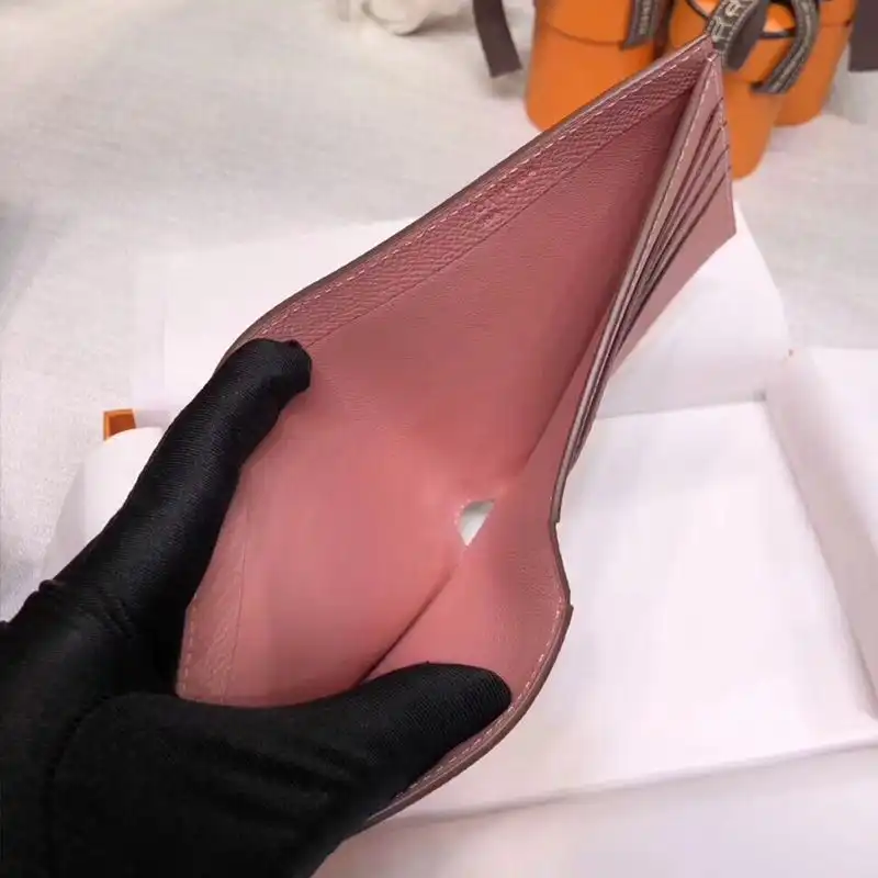 Affordable Hermes MC? Copernic Compact Wallet Epsom Calfskin In Pink