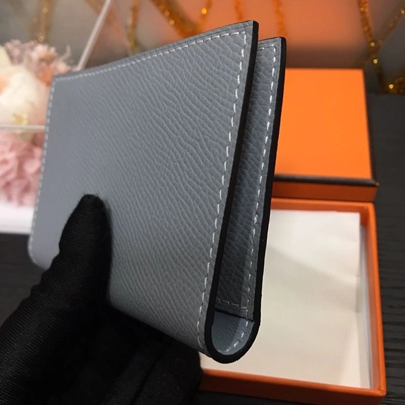 Ooutlet Factory Hermes MC? Euclide Card Holder Epsom Calfskin In Sky Blue