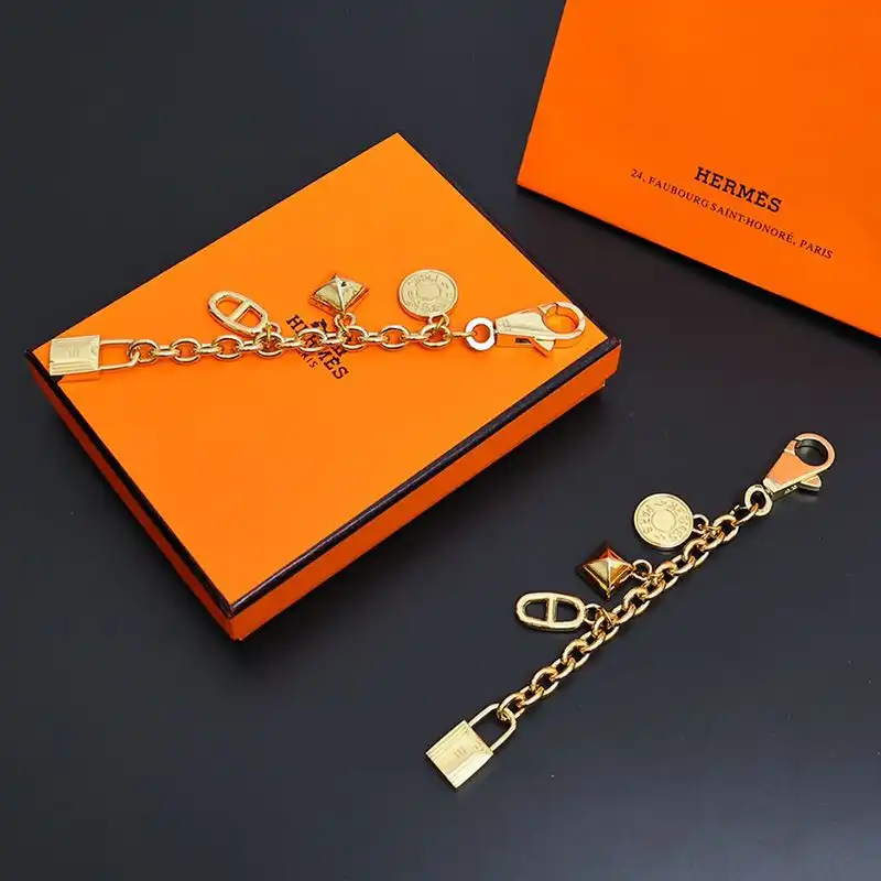 Affordable Hermes Olga Bag Charm Metal In Gold