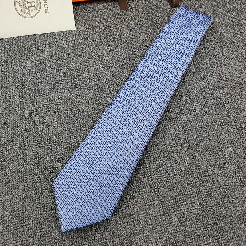 Hermes Pied Marin Tie In Blue