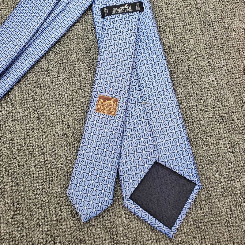 Hermes Pied Marin Tie In Blue