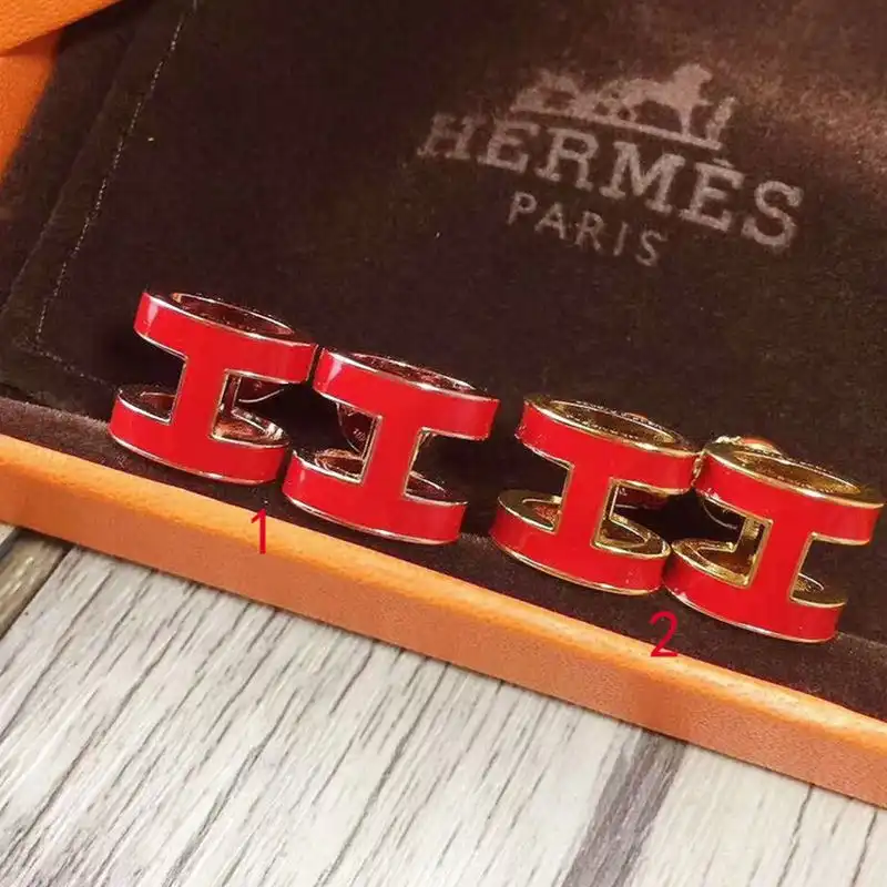 Cheap Hermes Pop H Earrings In Red