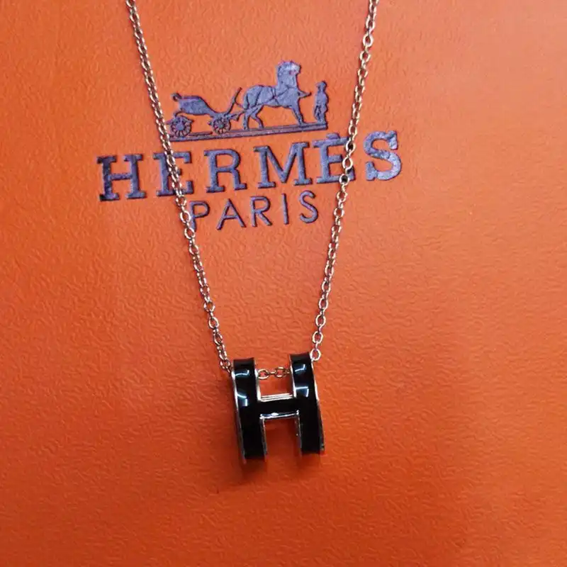 Cheap Hermes Pop H Pendant Necklaces