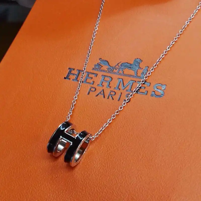 Cheap Hermes Pop H Pendant Necklaces