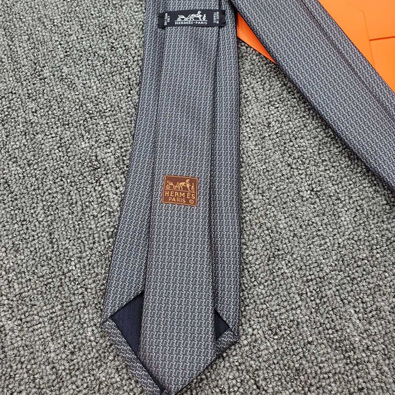 Hermes Scalator Tie In Grey