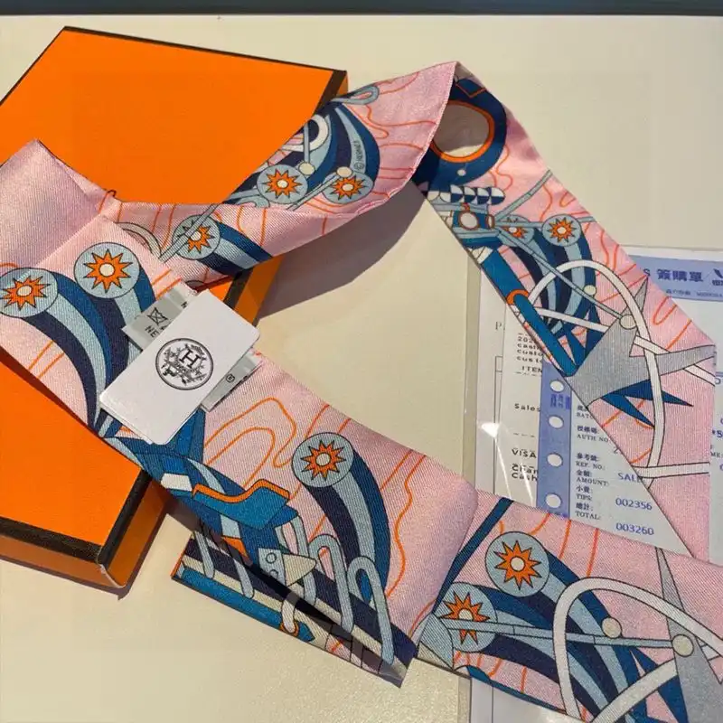 Affordable Hermes Scarf Odyssey Twilly In Pink