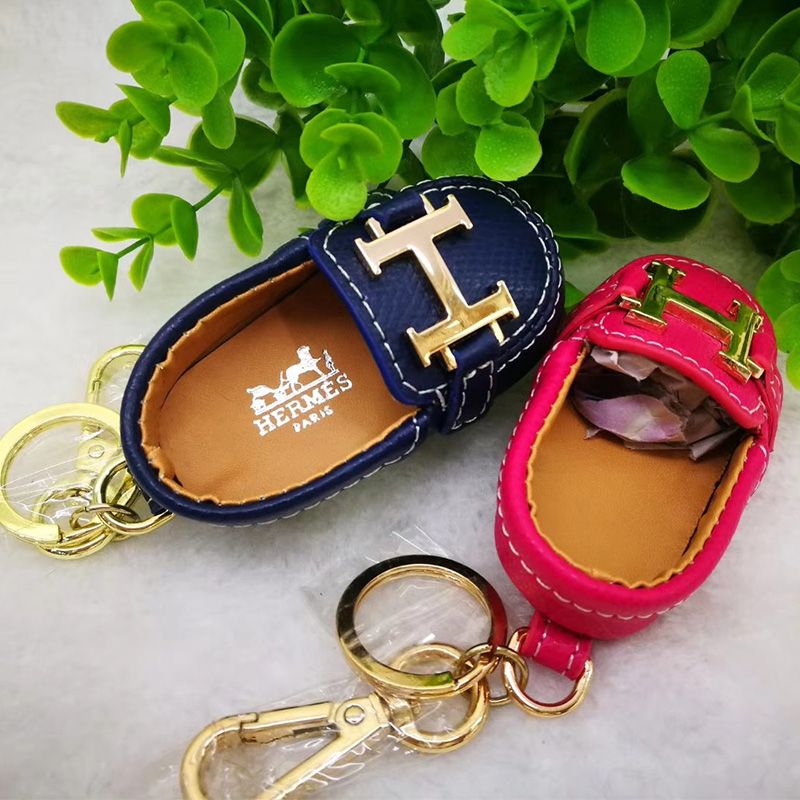 Hermes Shoes Charm with H Logo Leather