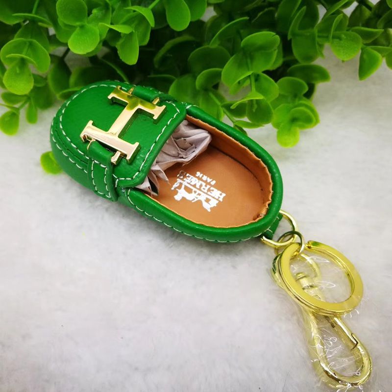 Hermes Shoes Charm with H Logo Leather