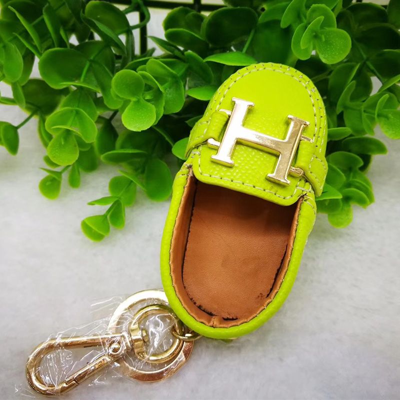 Hermes Shoes Charm with H Logo Leather