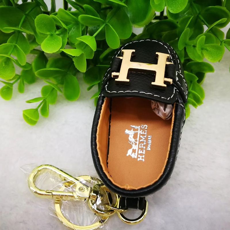 Hermes Shoes Charm with H Logo Leather