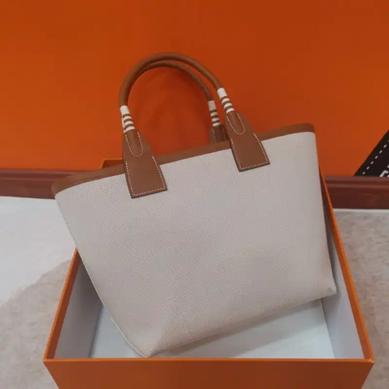 Affordable Hermes Steeple 25 Bag H Plume Canvas In Beige