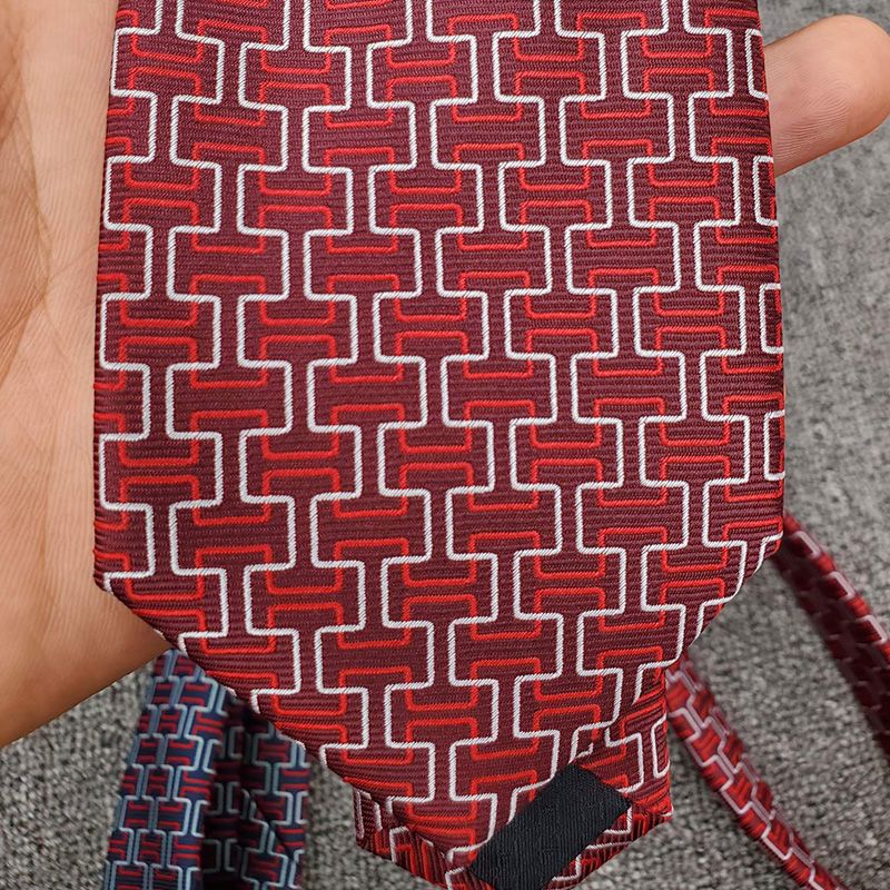 Hermes Tie 7 Amazing Tie In Red