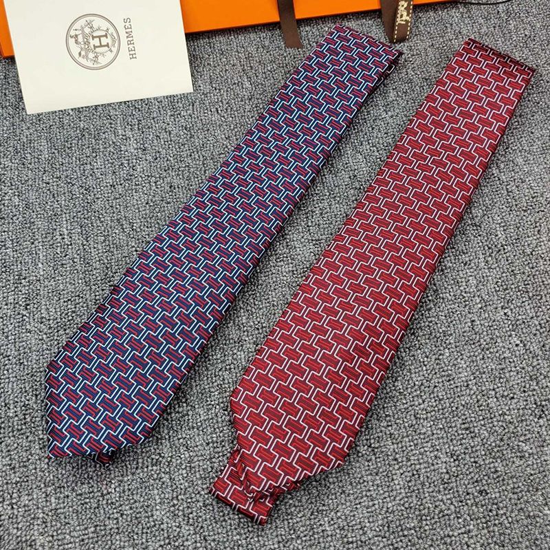 Hermes Tie 7 Amazing Tie In Red