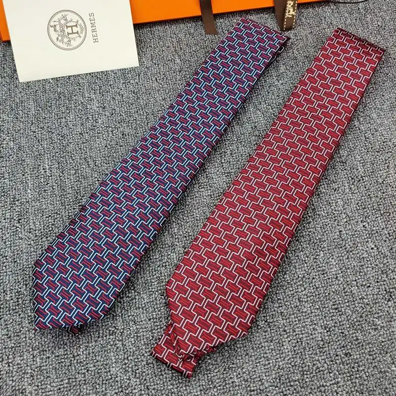 Affordable Hermes Tie 7 Amazing Tie In Red