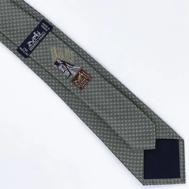 Cheap Hermes Tie 7 Mega Chariot Tie In Green