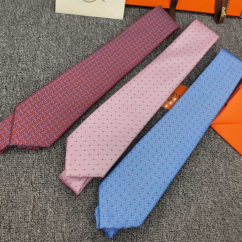 Hermes Time Keeper Tie In Red