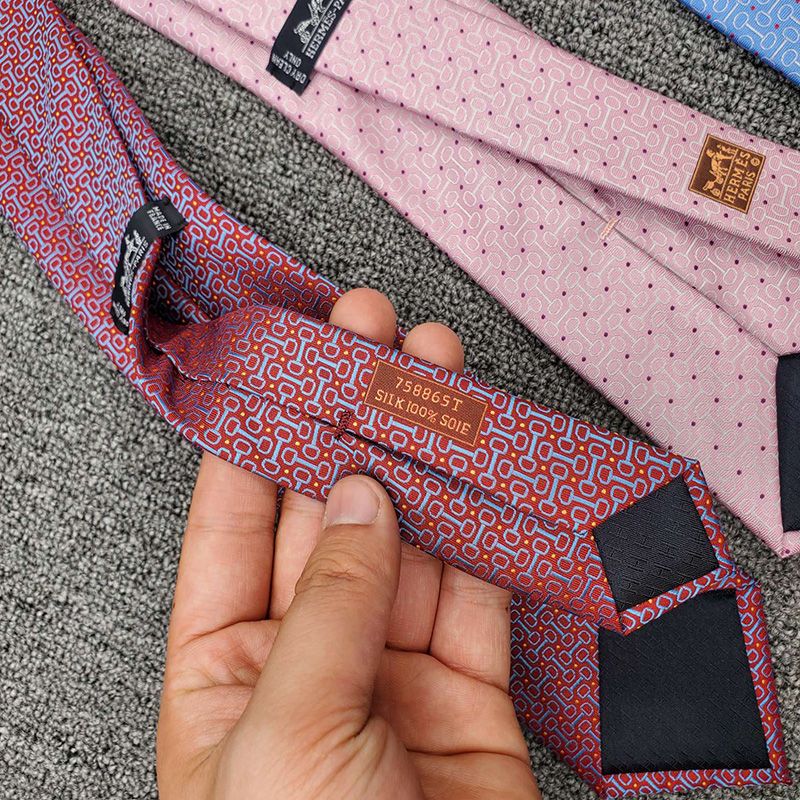 Hermes Time Keeper Tie In Red