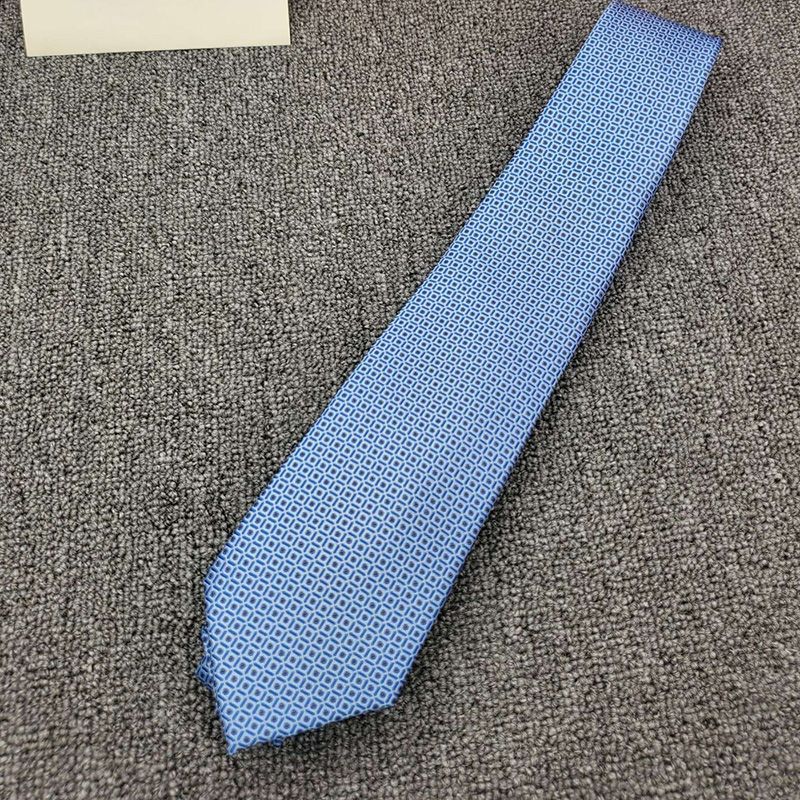 Hermes Trait D'Union Tie In Blue