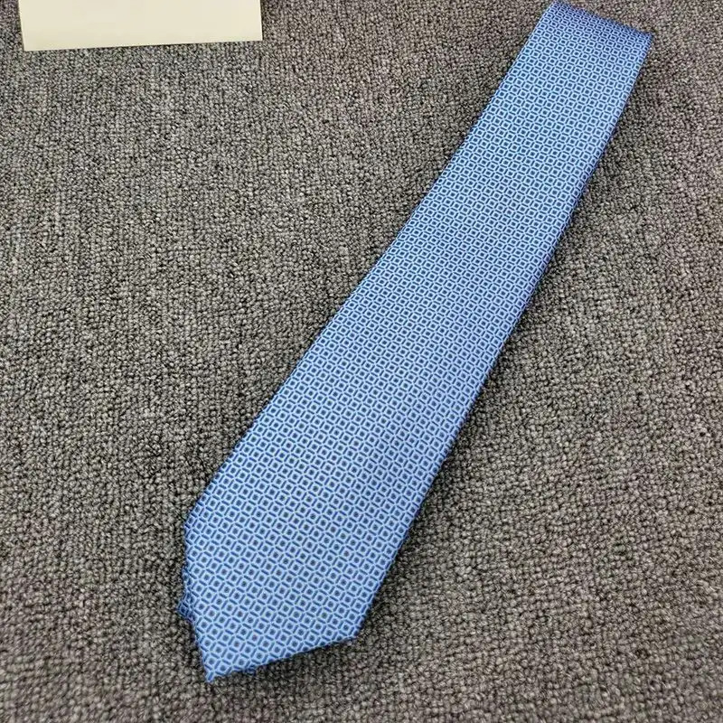 Cheap Hermes Trait D'Union Tie In Blue