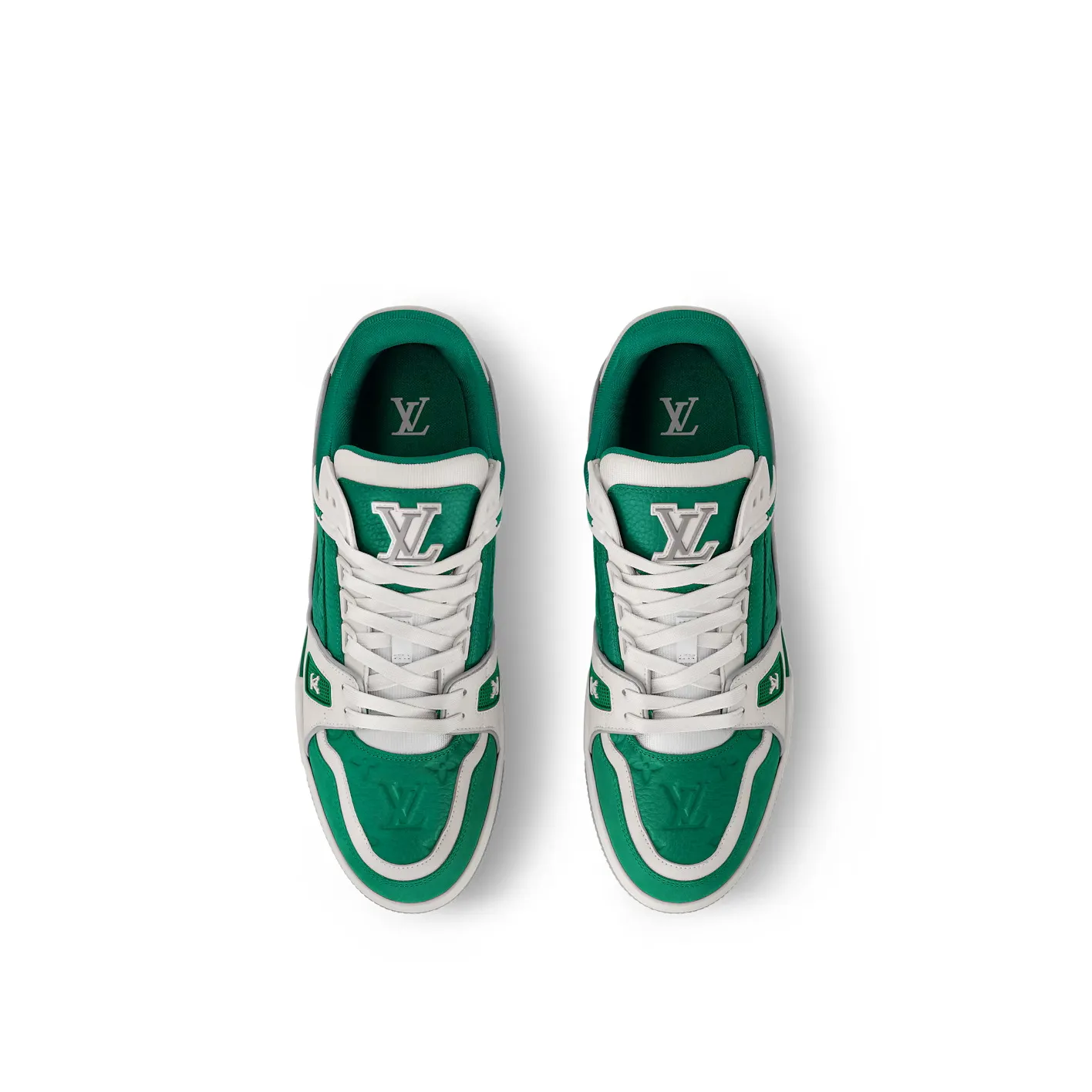 Louis vuitton locations Bagsaaa 1ADHRI LV Trainer Sneaker Borneo Green