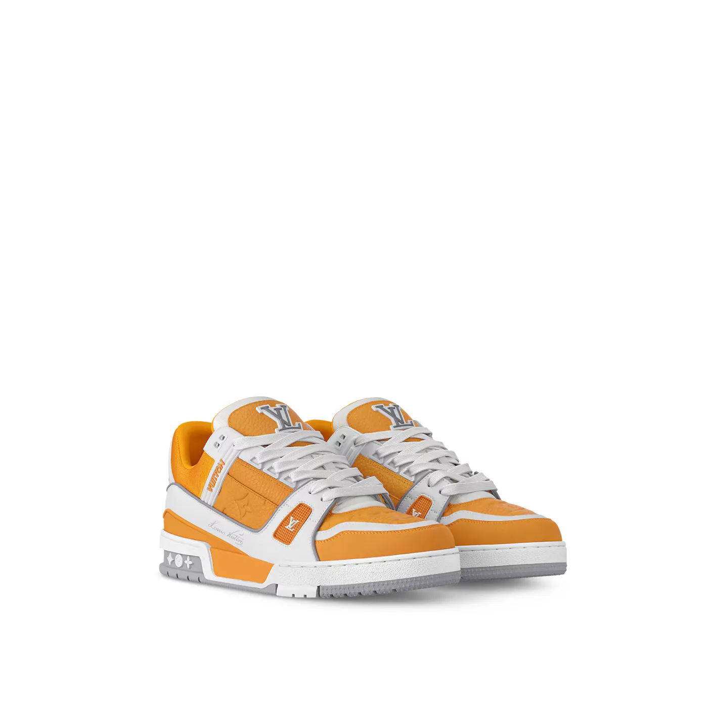 Ouis vuitton christian dior Bagsaaa 1ADHSM LV Trainer Sneaker Safran Yellow