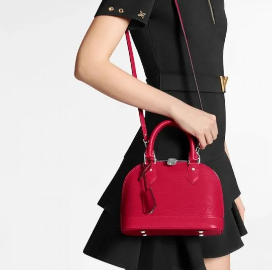 Ralph lauren polo replica Bagsaaa Alma BB Rose M41290