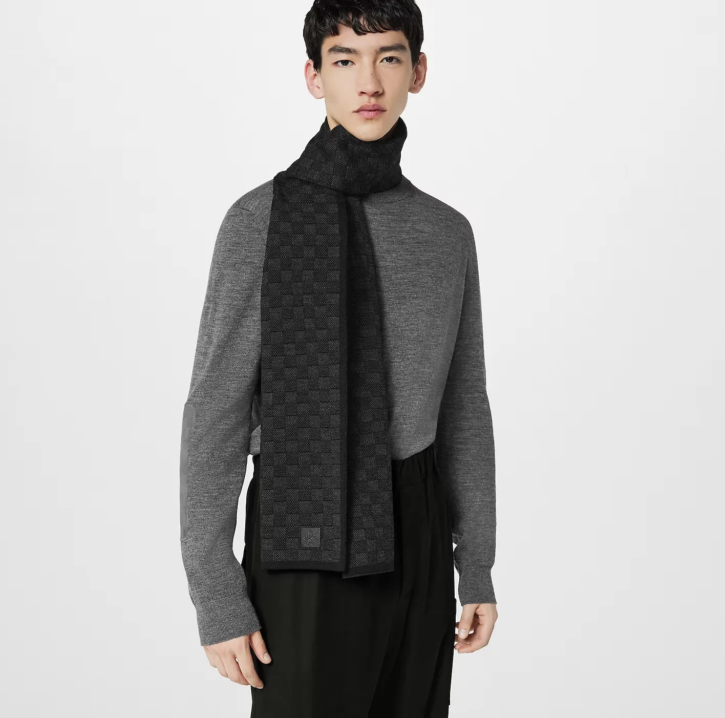 High quality replica bags Bagsaaa Anthracite M77988 Néo Petit Damier Scarf
