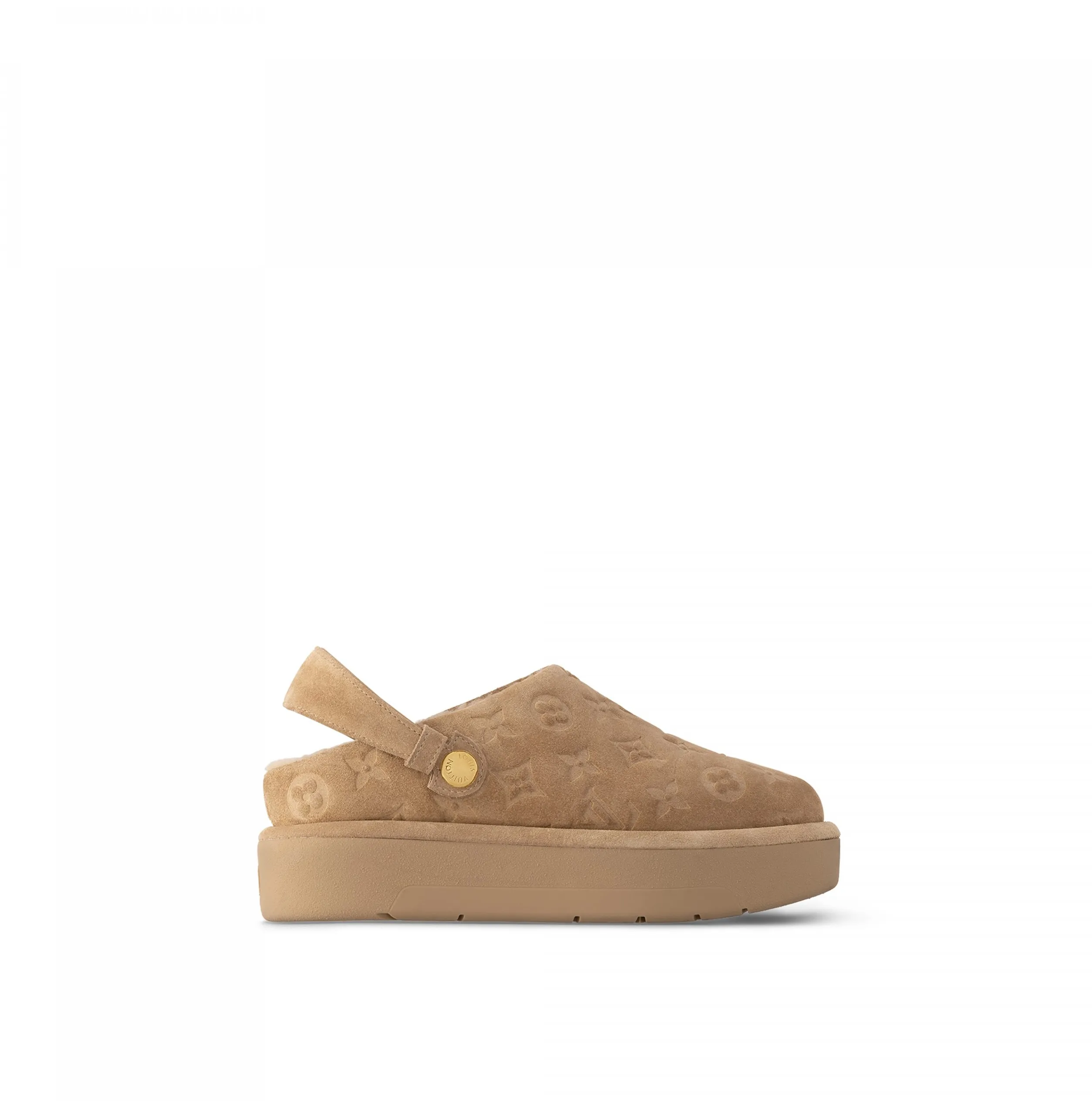 Bagsaaa Aspen Platform Clog Beige 1ACHWZ