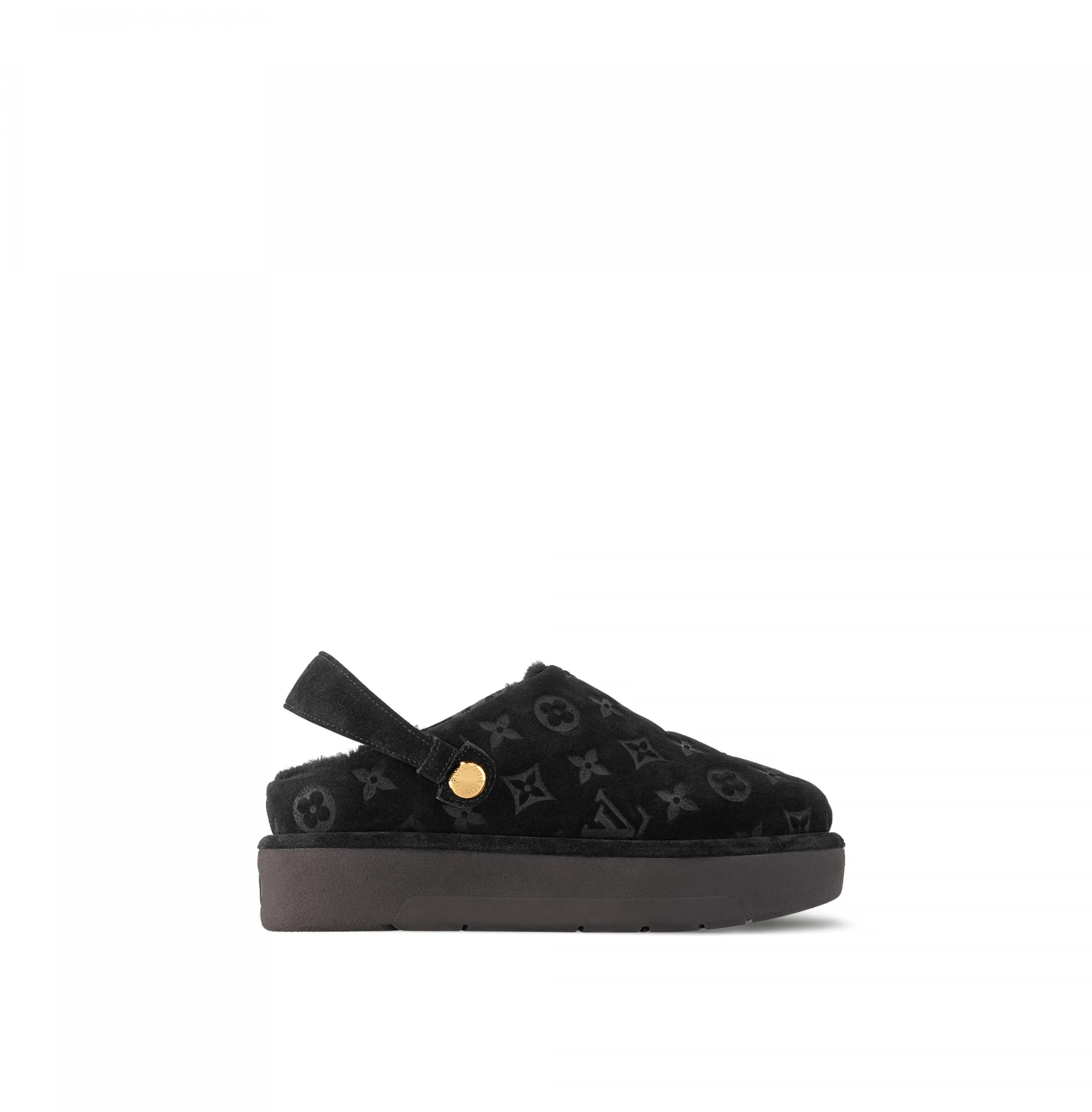 Bagsaaa Aspen Platform Clog Black 1ACHW9