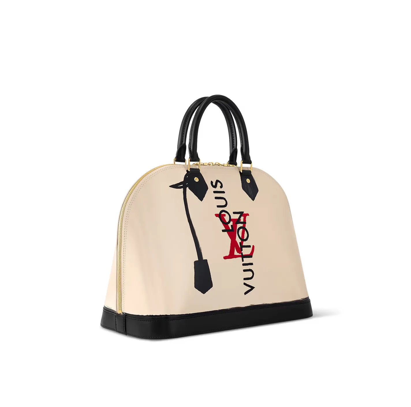 Replica goyard tote Bagsaaa Beige Black M23598 Alma GM