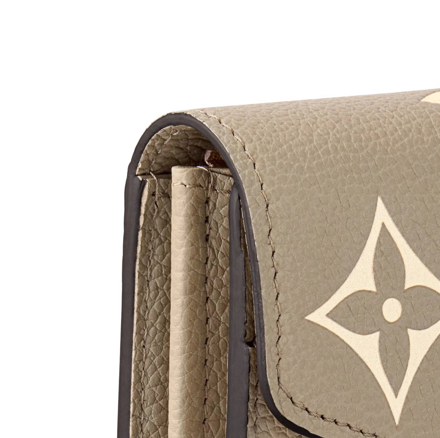 Balenciaga shoes replica Bagsaaa Bicolor Monogram Empreinte Leather M81049 Sarah Wallet