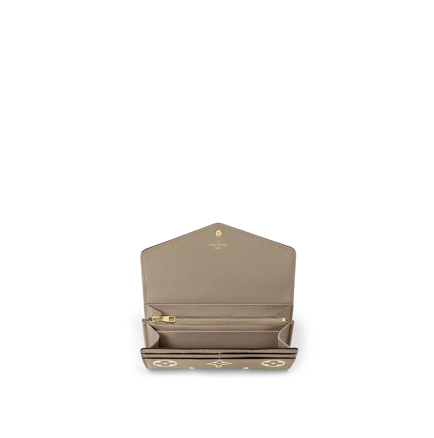 Balenciaga shoes replica Bagsaaa Bicolor Monogram Empreinte Leather M81049 Sarah Wallet
