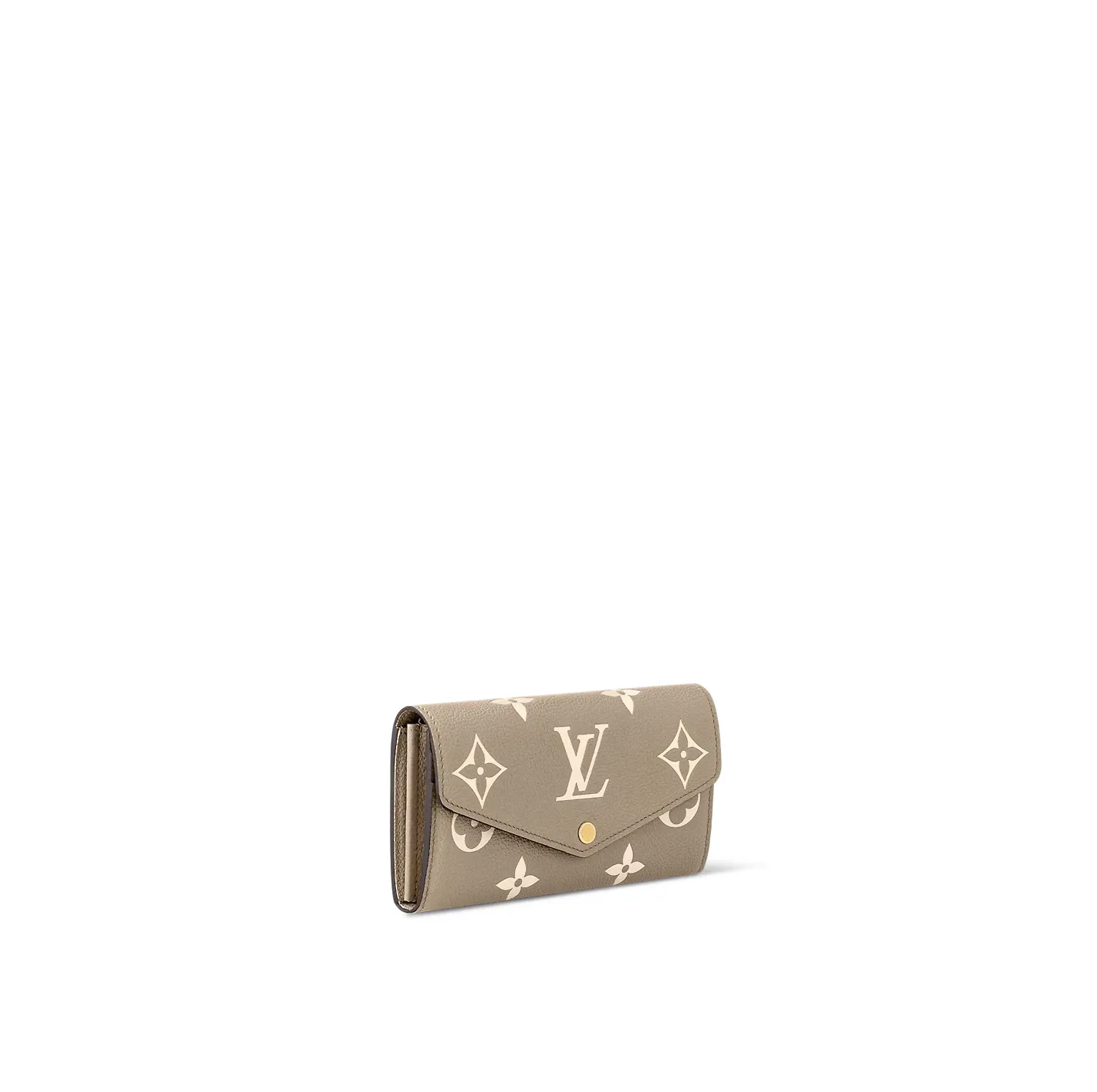 Balenciaga shoes replica Bagsaaa Bicolor Monogram Empreinte Leather M81049 Sarah Wallet