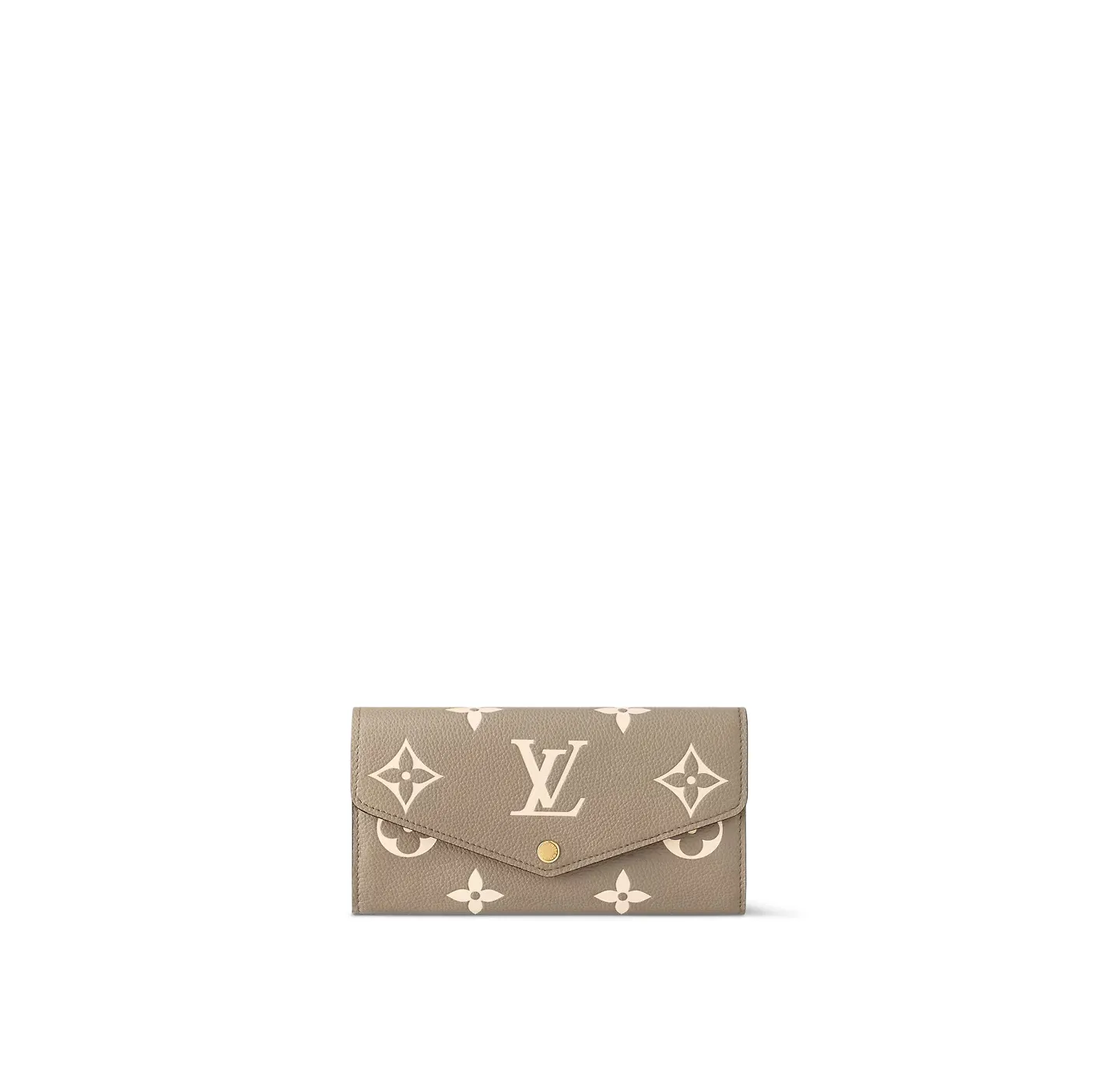 Bagsaaa Bicolor Monogram Empreinte Leather M81049 Sarah Wallet