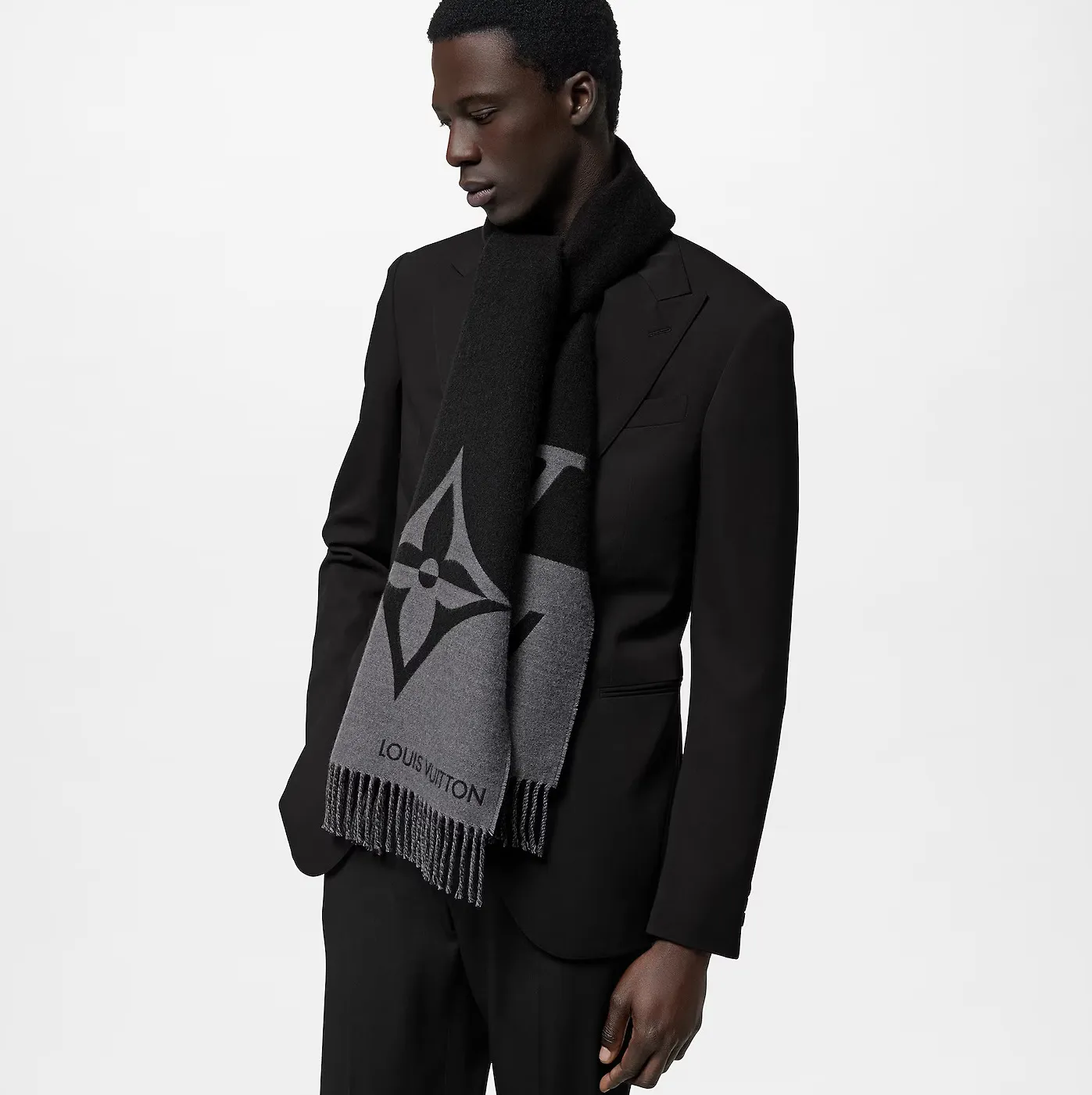 Replica bag Bagsaaa Black M79097 Graphic Dual Scarf
