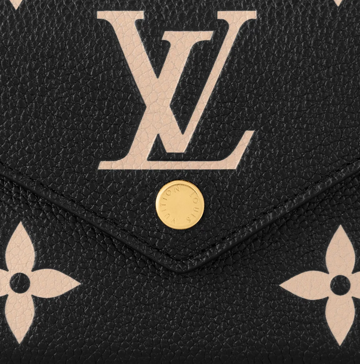 Lauren ralph lauren logo Bagsaaa Black Beige M80968 Victorine Wallet