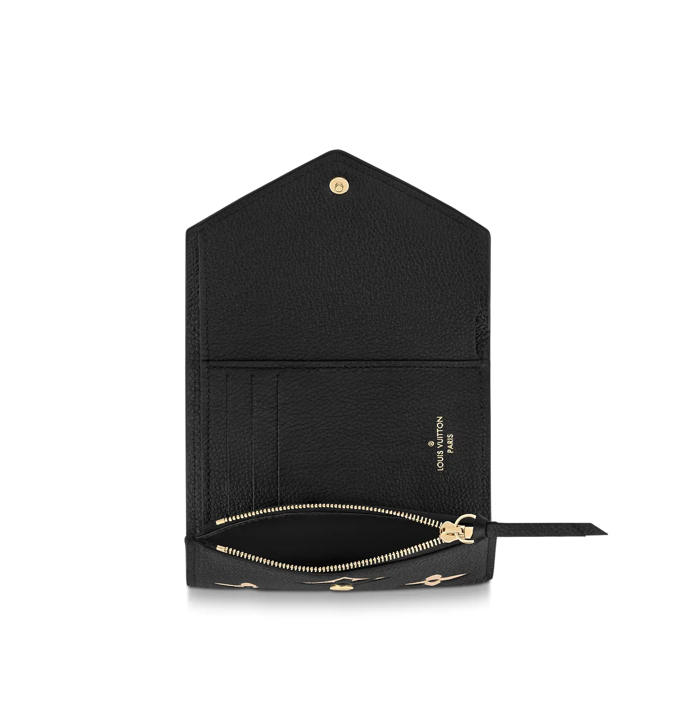 Lauren ralph lauren logo Bagsaaa Black Beige M80968 Victorine Wallet