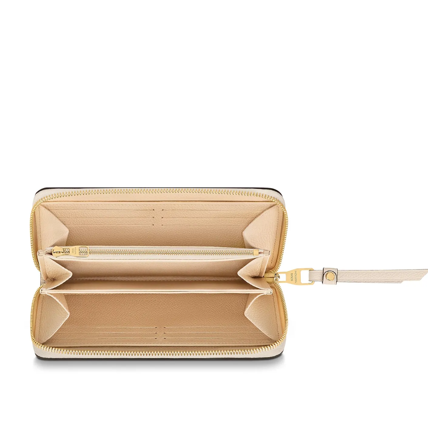 Replica shoes Bagsaaa Cream M82212 Zippy Wallet