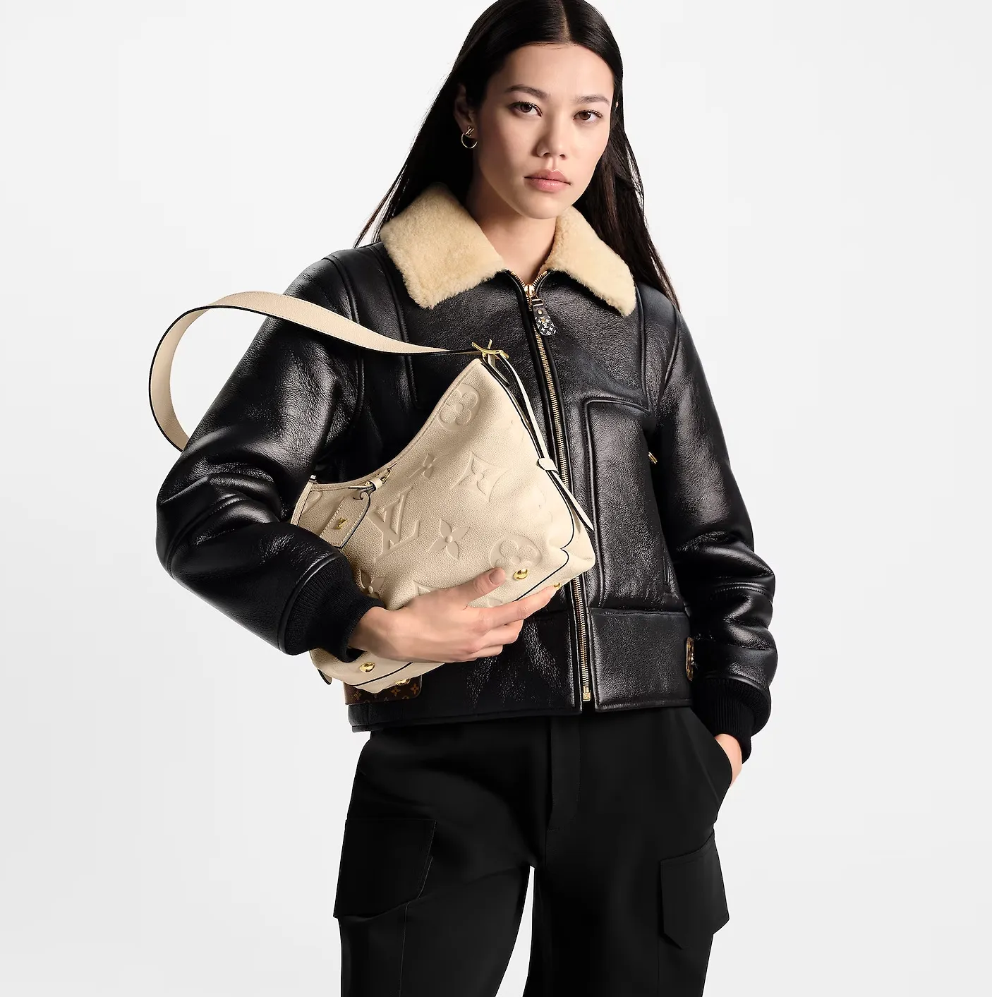 Balenciaga shoes replica Bagsaaa Crème Beige M46293 CarryAll PM