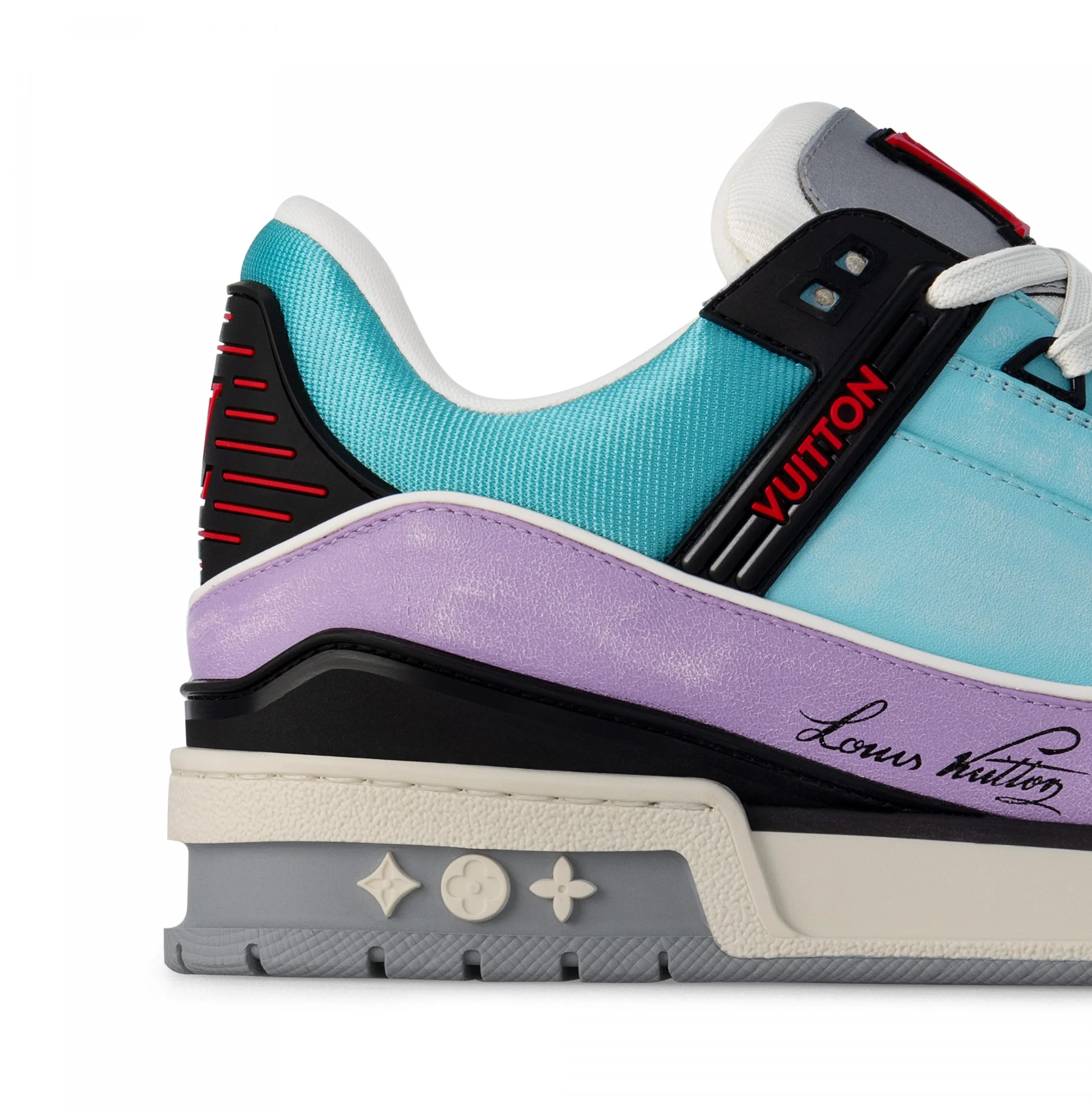 High quality replica bags Bagsaaa Cult LV Trainer Sneaker Blue 1ACEGH