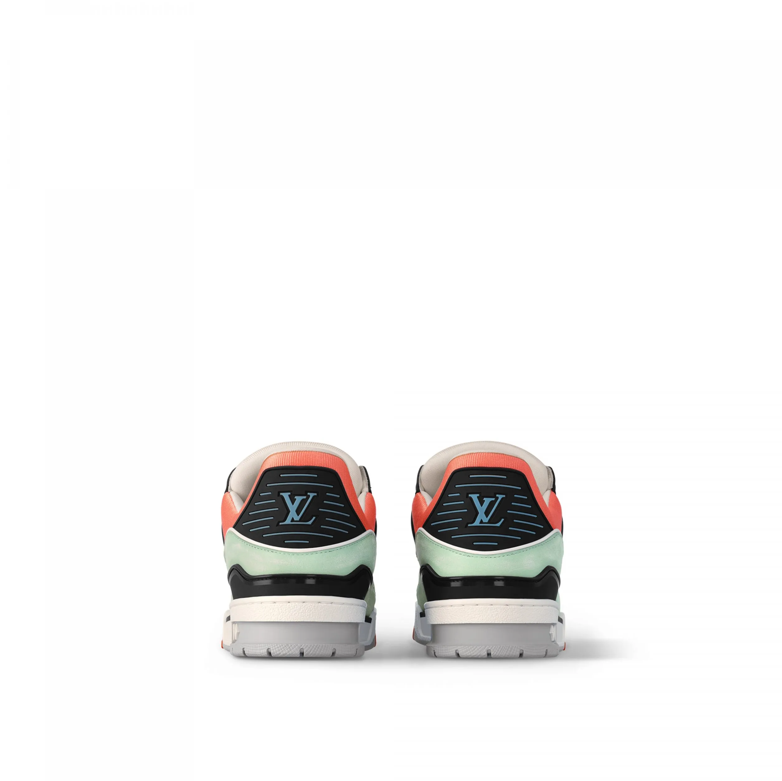 Replica miu miu Bagsaaa Cult LV Trainer Sneaker Orange 1ACEFX