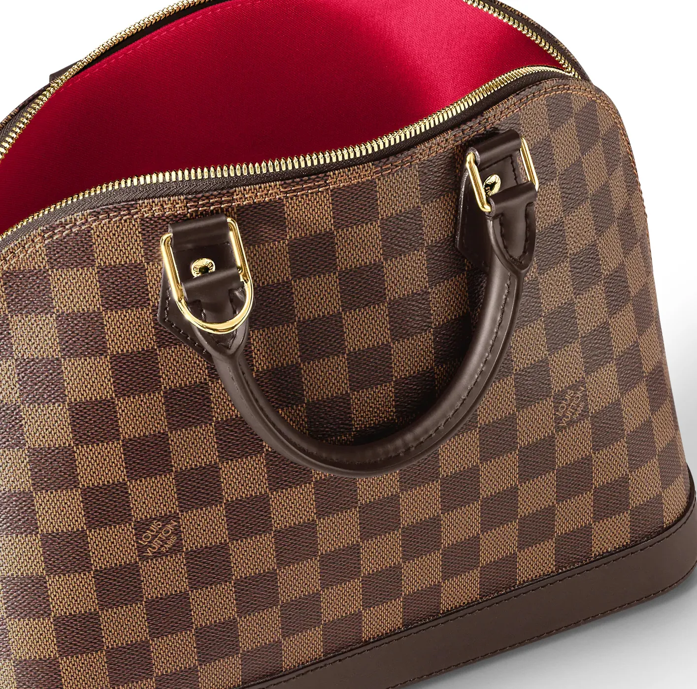 Ralph lauren polo replica Bagsaaa Damier Ebene coated canvas N53151 Alma PM