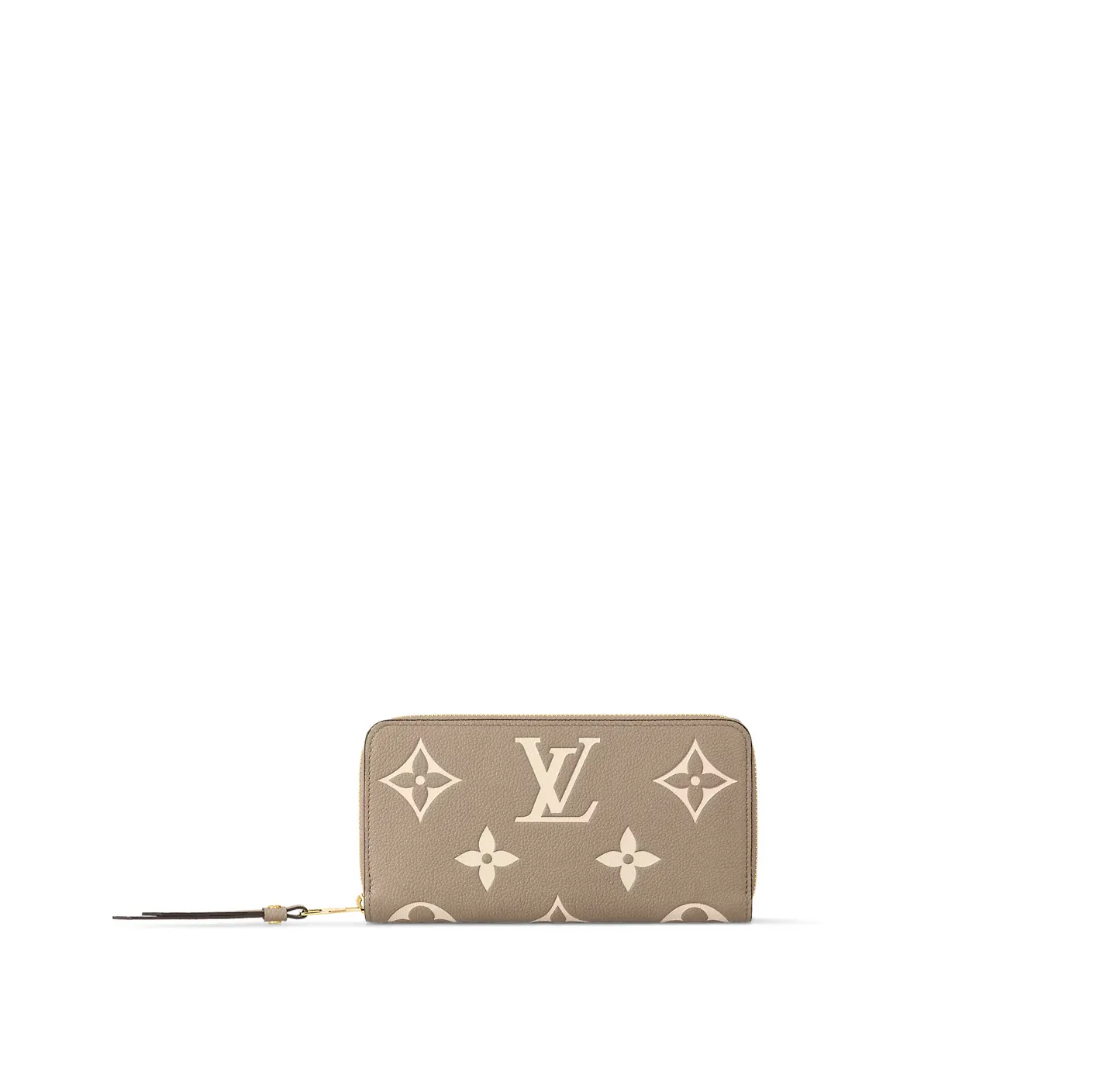 Bagsaaa Dove Cream M69794 Zippy Wallet