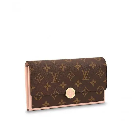 Bagsaaa Flore Wallet Pink M67405 Fuchsia M64585