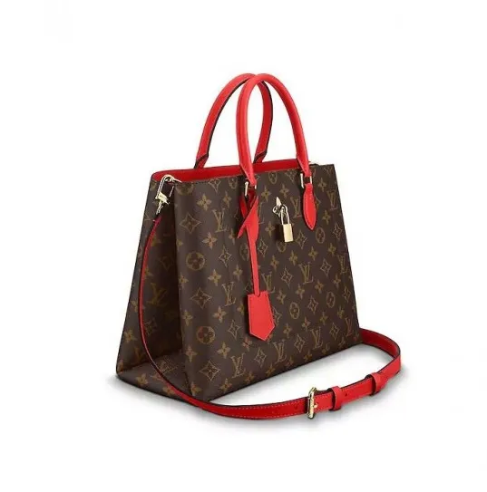 Replica bags lv Bagsaaa Flower Tote Black M43550 Red M43553