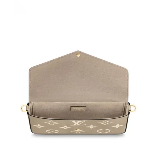 Ouis vuitton christian dior Bagsaaa Félicie Pochette Gray M69977 Black M80482